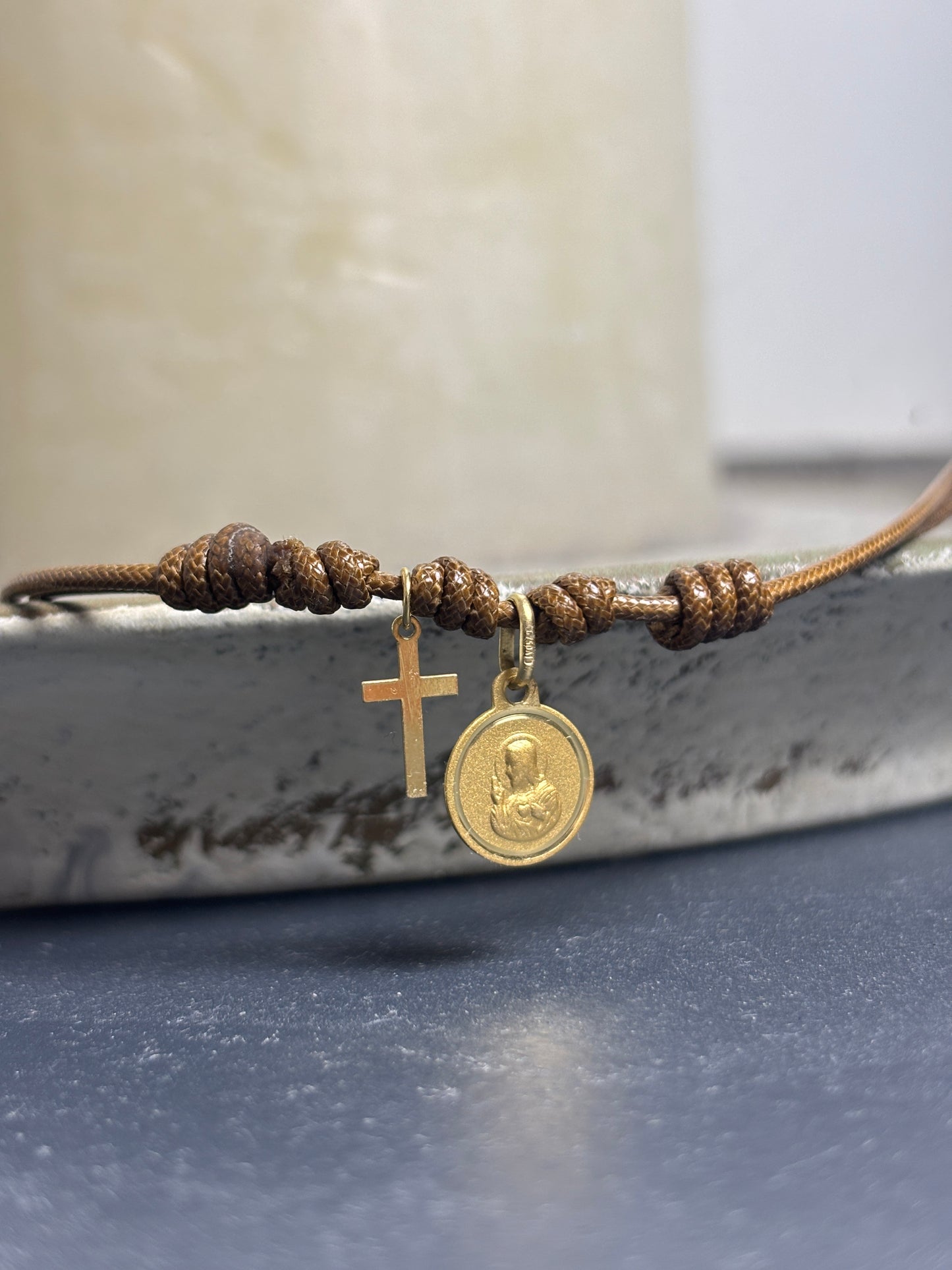 Escapulario Cruz en Oro 18k
