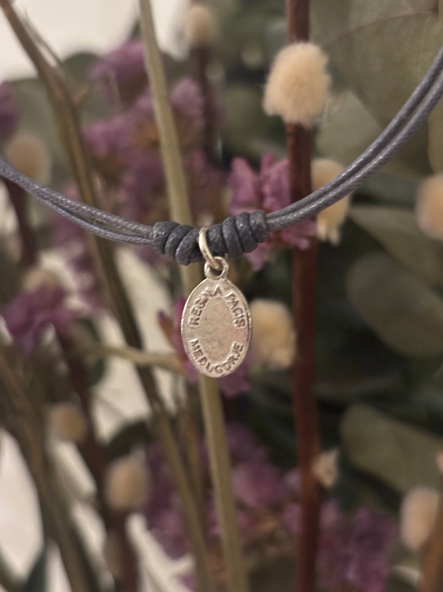 Virgen de Medjugorje de plata