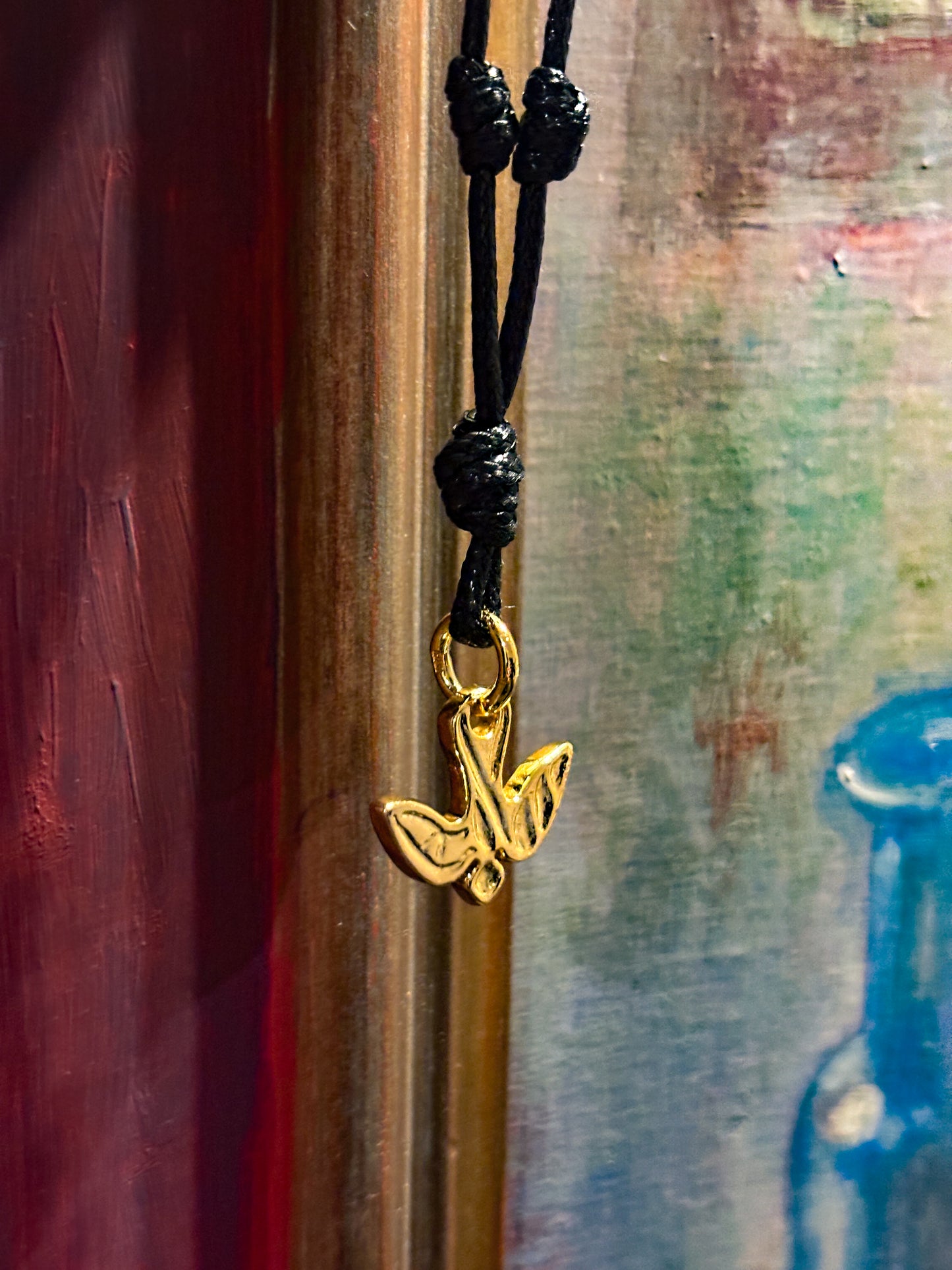 Paloma Espiritu Santo XL de plata dorada